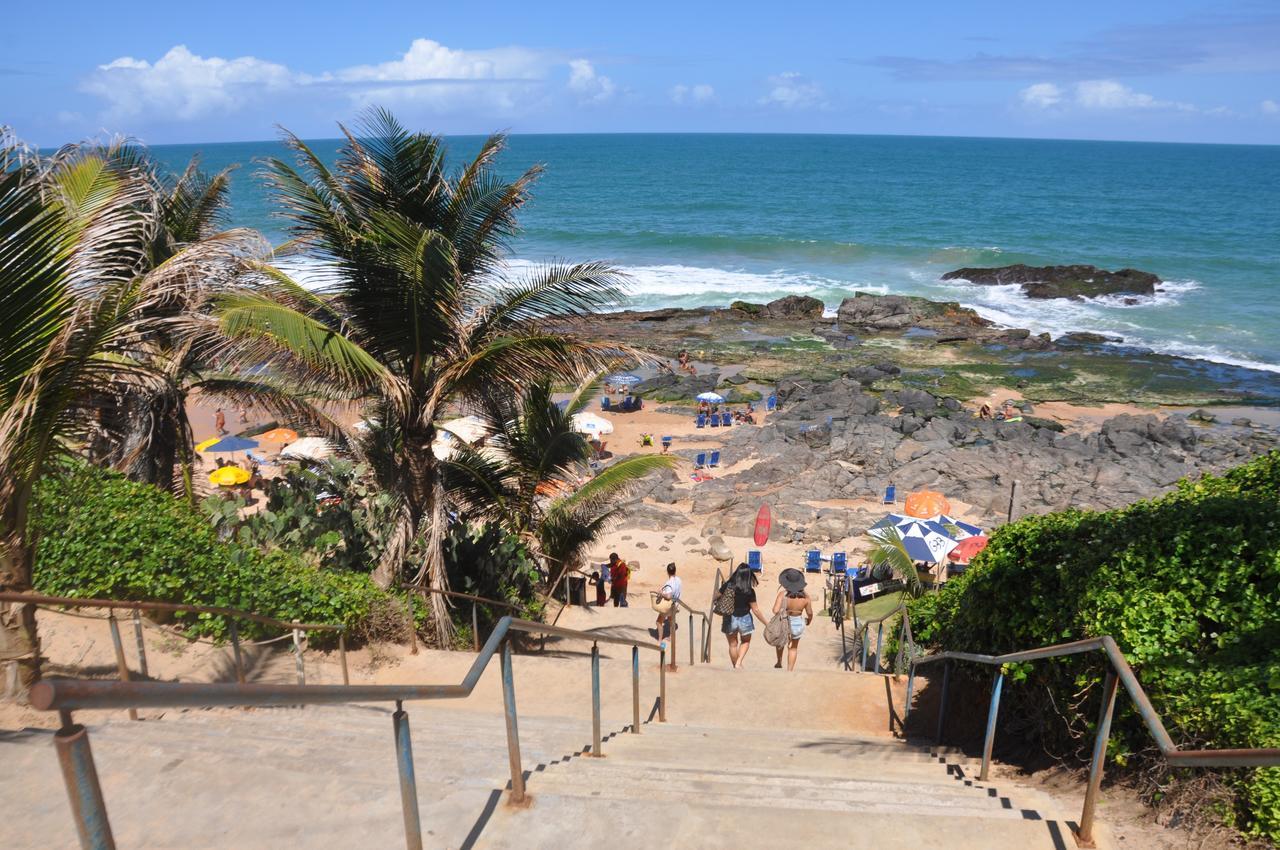 サルバドール3 Quartos Na Praia Do Buracao - Rio Vermelhoアパートメント エクステリア 写真
